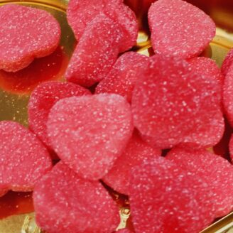 Serca Czerone Nadziewane 50g