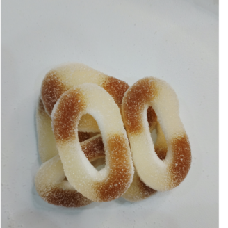 Kwaśne Krażki o smaku Coli 50g